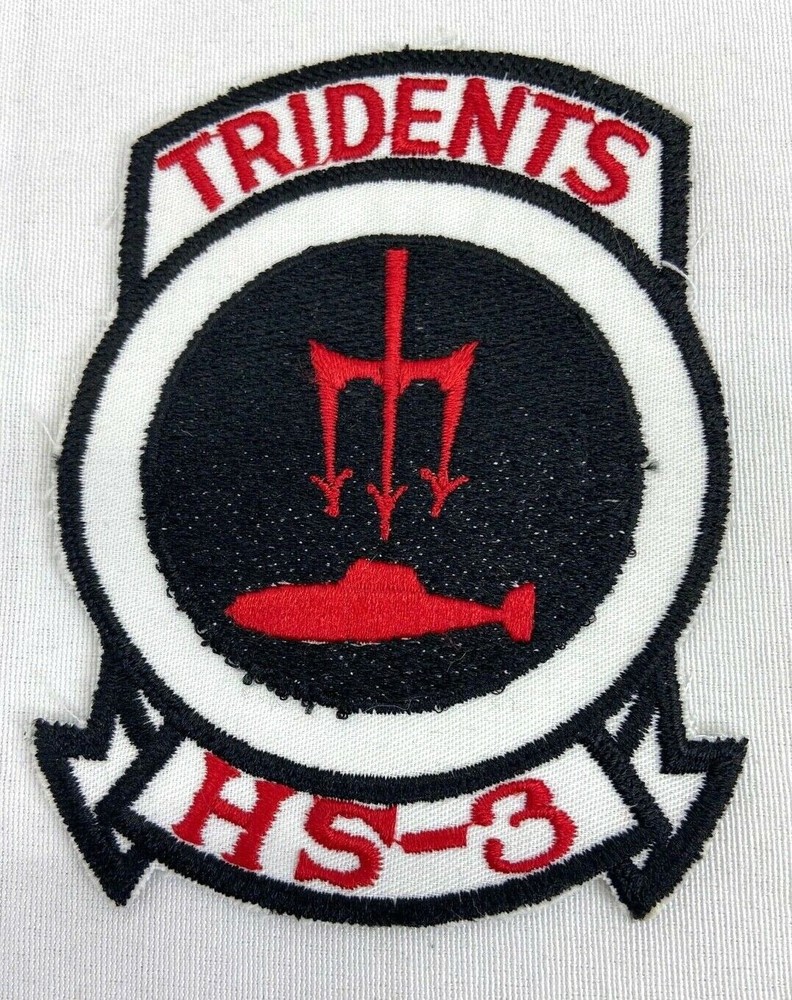 US Navy HS-3 Helicopter Squadron Patch