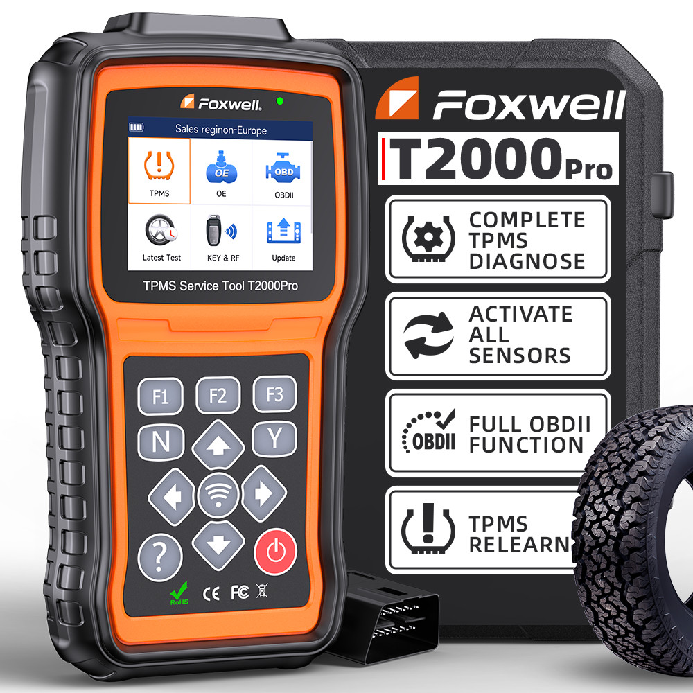 Foxwell T2000 Pro TPMS Relearn Programming Sensors Activation Diagnostic Tool