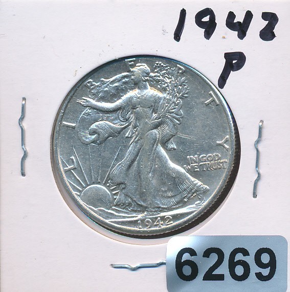 LIBERTY HALF 1942-P - #6269