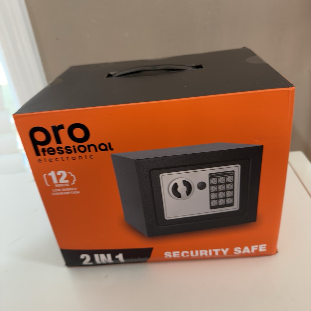 PROFESSIONAL ELECTRONIC 2 IN 1 SECURITY SAFE PASSCODE KEY BRAND NEW