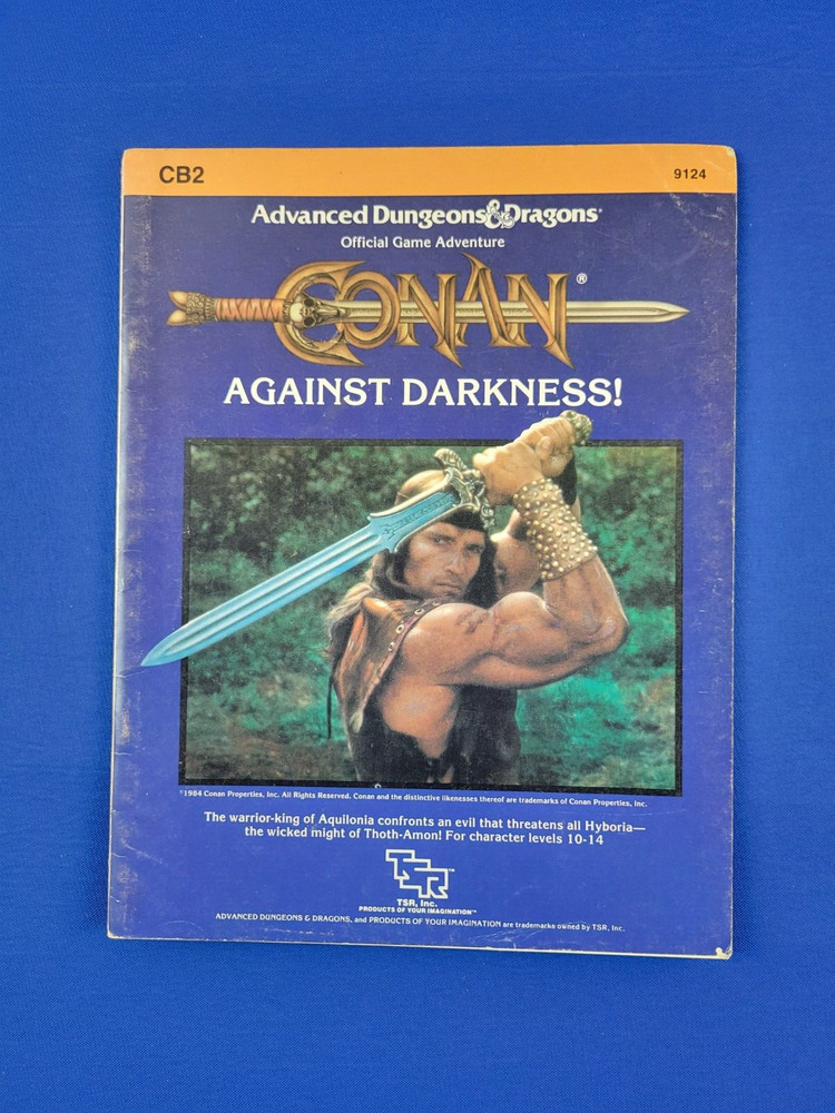 Conan Against Darkness Adventure Module - AD&D CB2