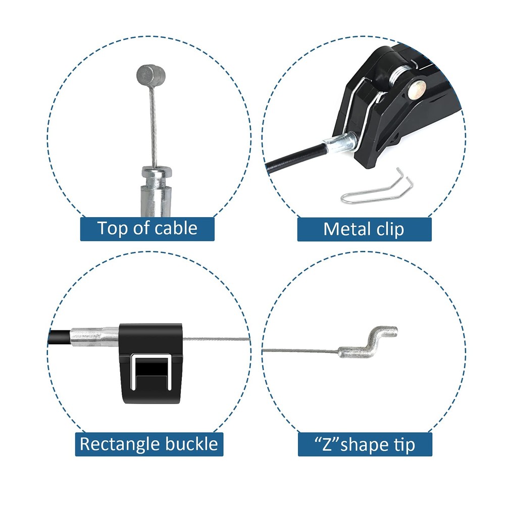 Recliner Replacement Parts with Pull Handle and Release Cable (1-Sets), Repai...