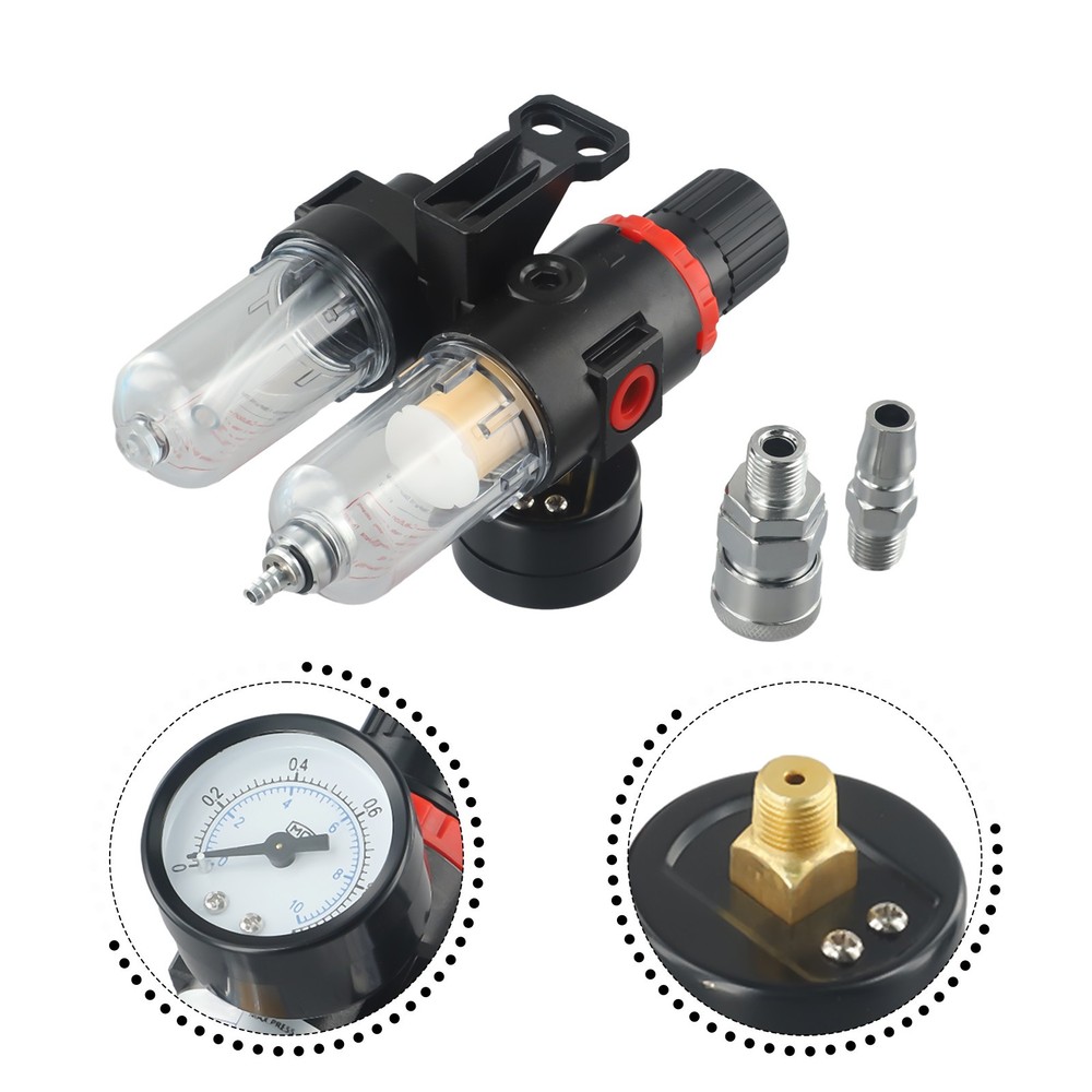 AFC2000 Plastic Air Source Treatment Filter Pressure Gauge Regulator Replacement
