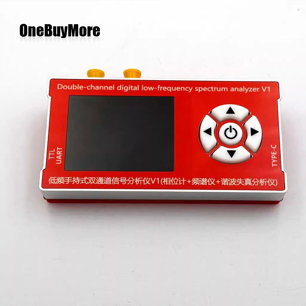 Double-channel Digital Low-frequency Handheld Spectrum Analyzer 10Hz-800kHz