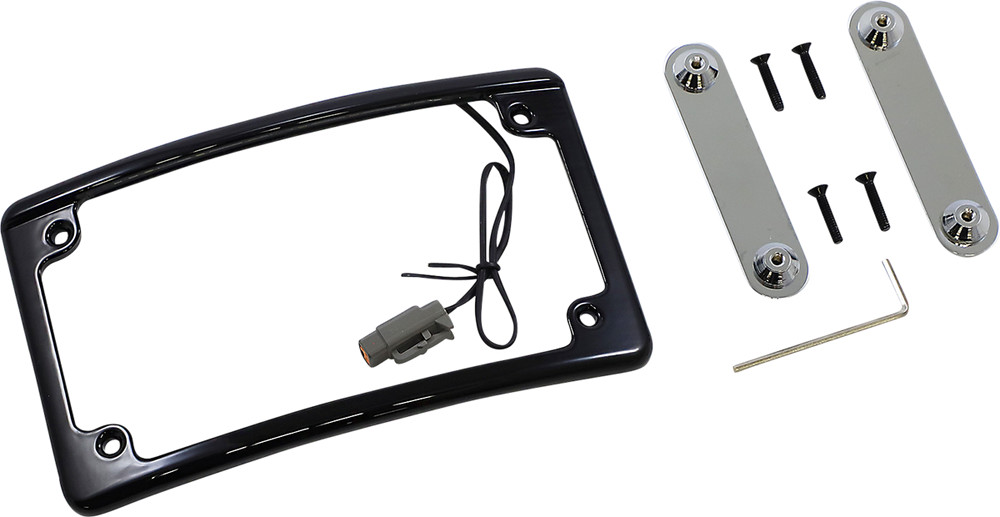 CUSTOM DYNAMICS LED License Plate Frame - CVO - Black LPF-RAD-CVO-B