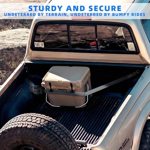 ANLULOAD 2 Pack Retractable Ratchet Straps (2in x 157in),Cargo Strap 2*157in