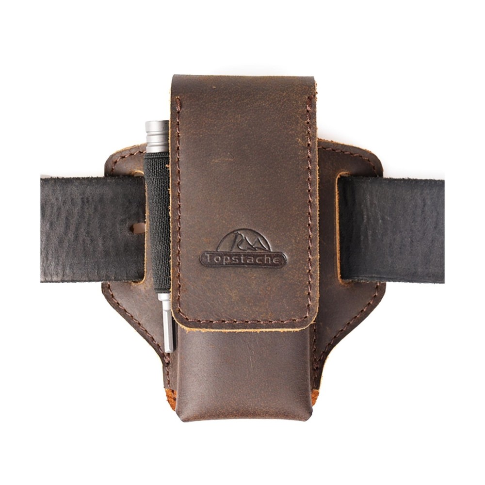 Topstache Leather Multitool Sheath for Belt - Multitool Holder - EDC Belt Org...
