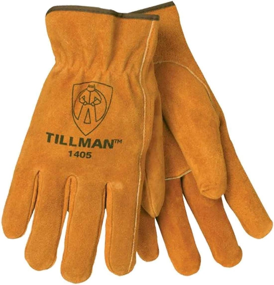Tillman 1405 Brown Shoulder Split Cowhide Drivers Gloves Medium