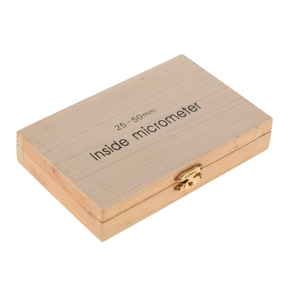 Inside Micrometer Internal Caliper Precision Metric Measuring Tool 25-50mm