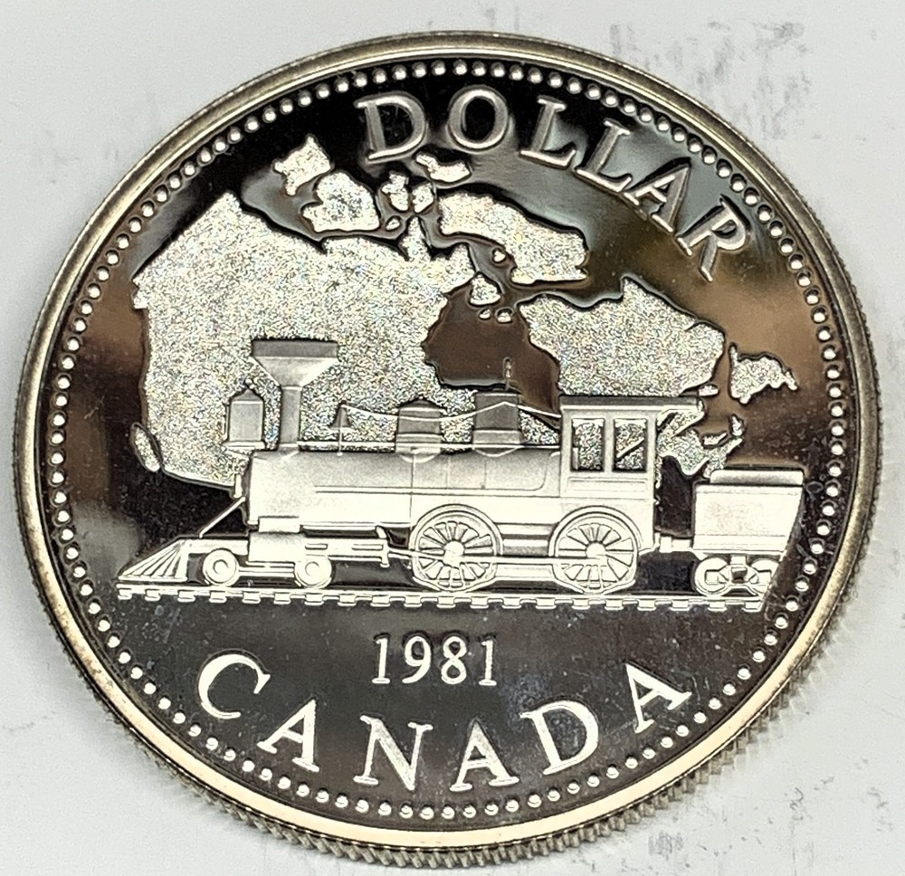 # C9025   CANADA  COIN,   ONE DOLLAR    1981   UNC.