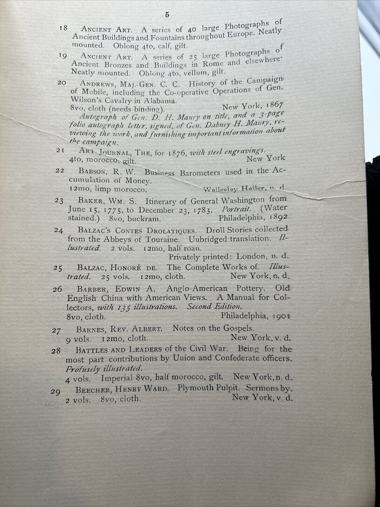 Henkels Catalog: Books - December 20, 1921