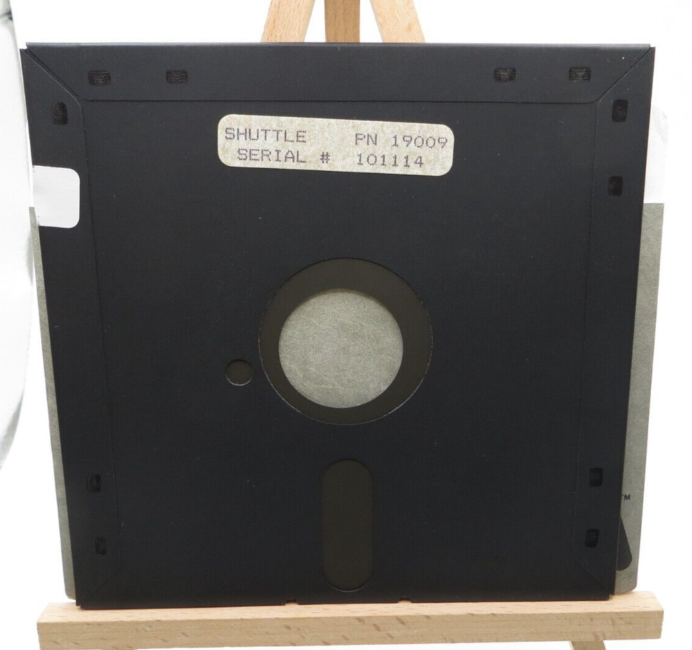 APPLE II 5.25" Floppy Disk Shuttle Intercept vintage computer game program 1982