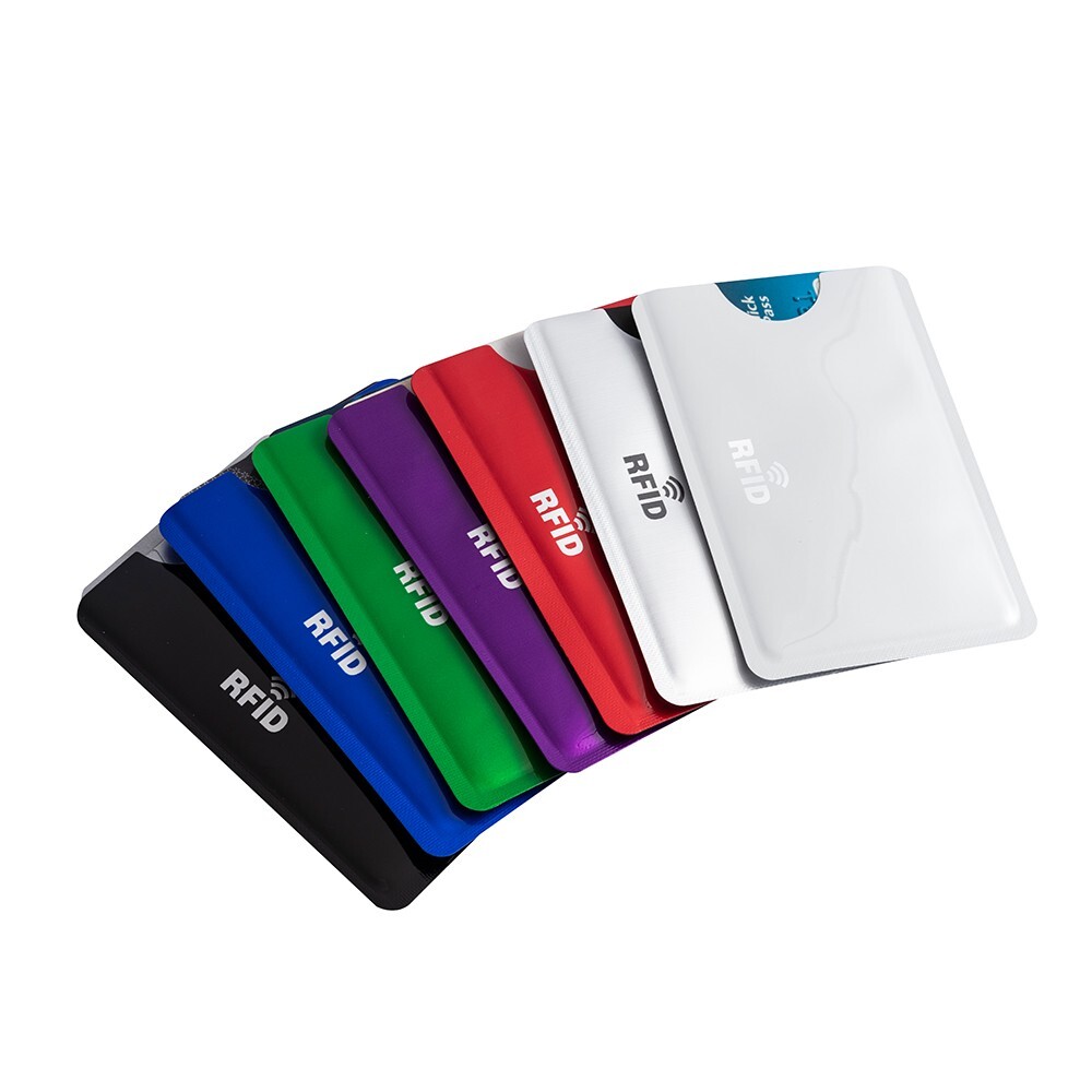 RFID Sleeve Debit/Credit Card Passport Protector Colored Blocking Holder
