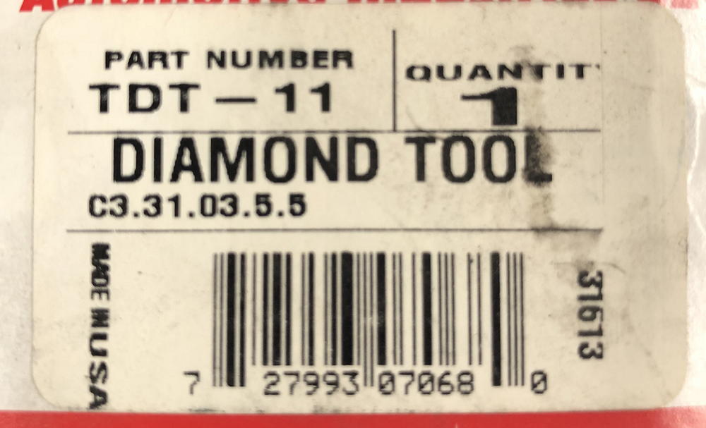 Pioneer Diamond Tool. 3/8" Hex Right Hand Thread
