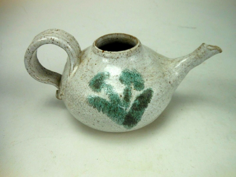 Small Studio Pottery Teapot Art Pottery Signed Hand Made