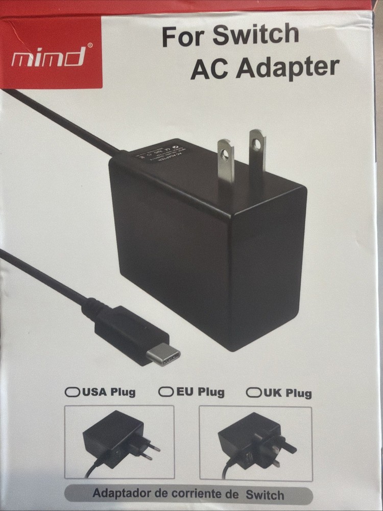 Universal AC Power Adapter Type-C for Nintendo Switch US plug