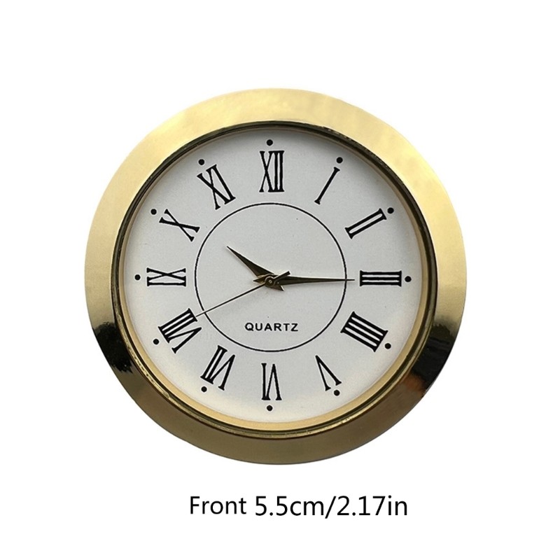 Practical Clock Head with Inlaid Numerals for Various Settings