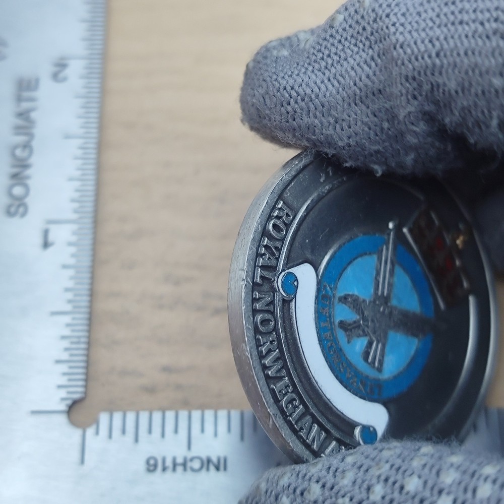 Royal Norwegian Airforce Command Chief Master Sergeant Challenge Coin