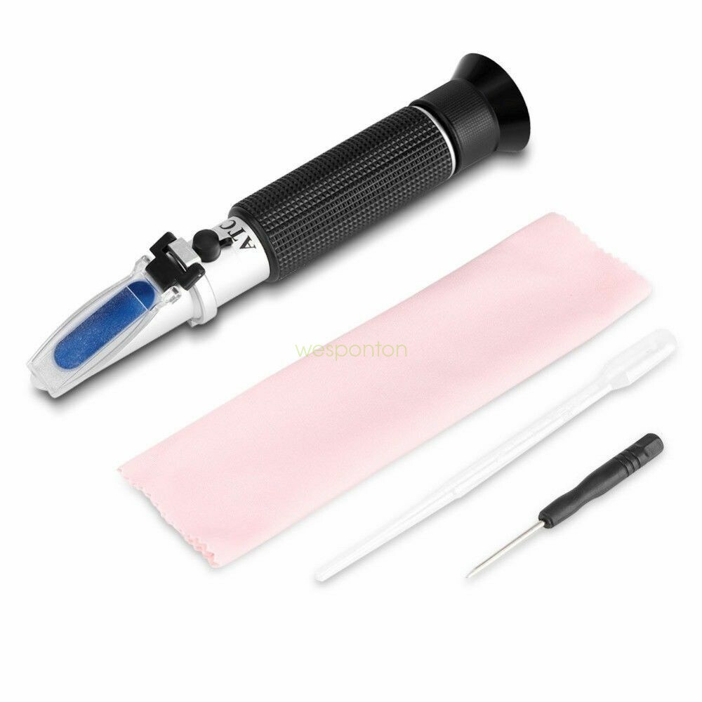 Handheld Wine Sugar Tester Brix Refractometer Saccharometer Measure Meter