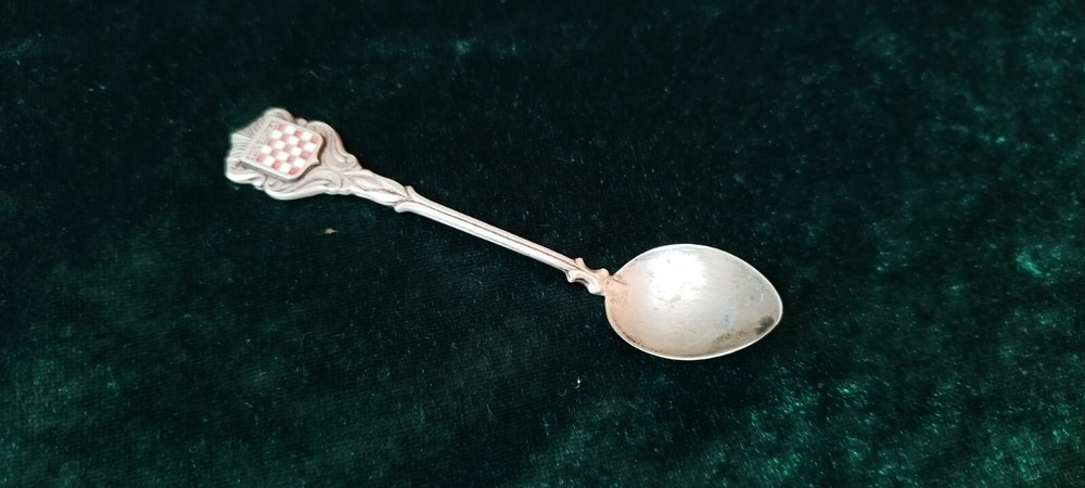 Croatia patriotic SILVER SPOON .800