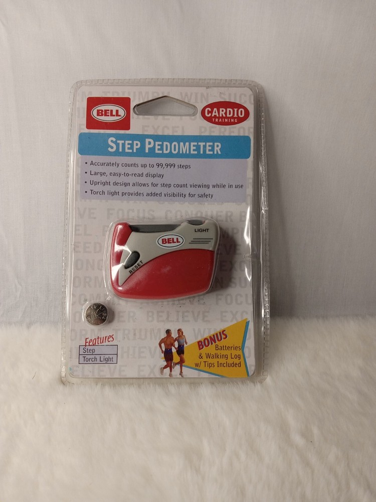 BELL CARDIO TRAINING STEP TORCH LIGHT PEDOMETER NEW In Package