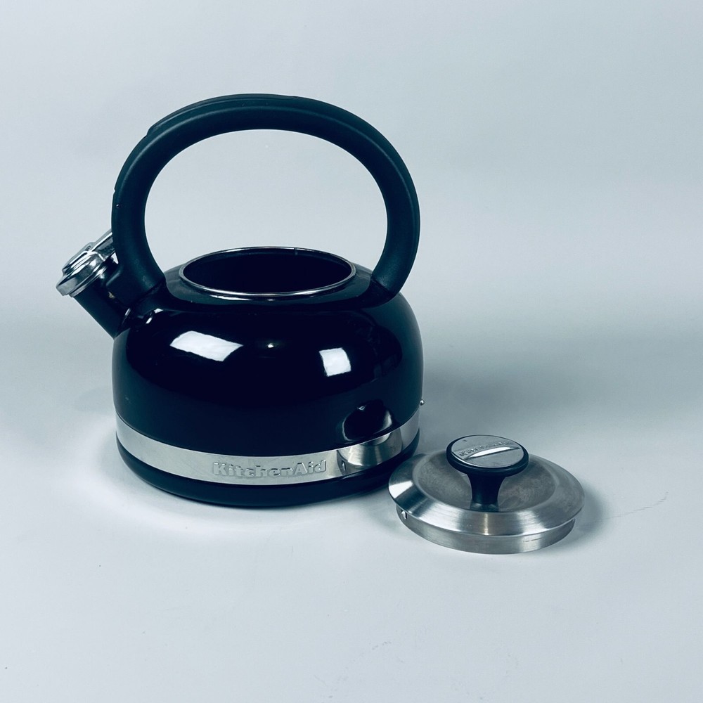KitchenAid Black 2.0 Quart Stovetop Kettle w/ Full Handle Black
