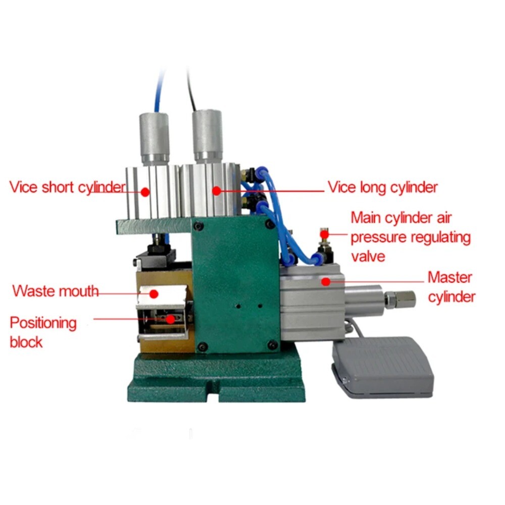 3F Crimping Machine for Multi-core Sheathed Wire Stripping Cable Cutting