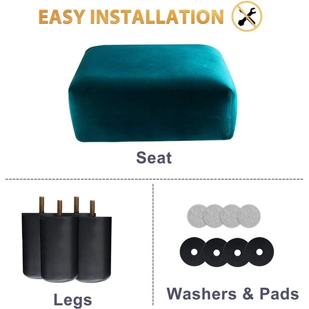 Foot Rest square FootStool Footrest Ottoman