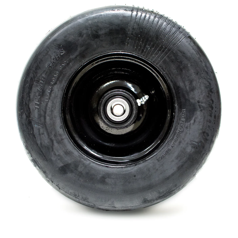 (2) Front Solid Puncture Proof Tire Assembly 11x4x5 for Wright Stander 72460026