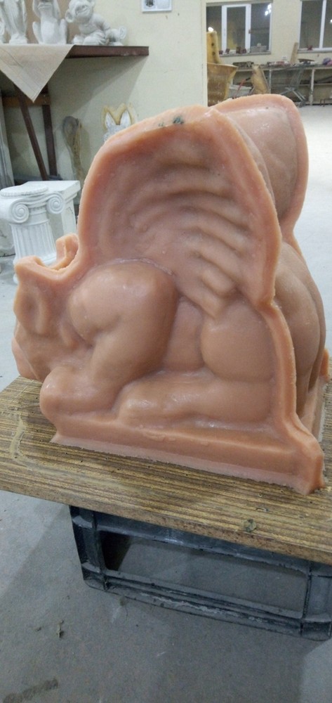 Polyurethane flexible mold with a plastic frame"Gorgul on a chain"