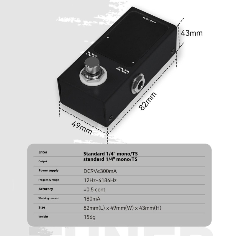 Professional Multiple Effects Guitar Pedal Adjustable Parameters Distortion