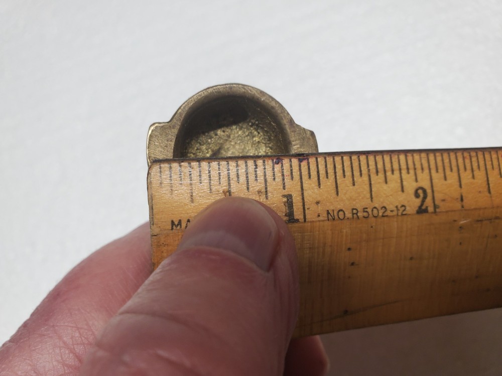 MERRIMAN BROS. BRASS WINCH HANDLE