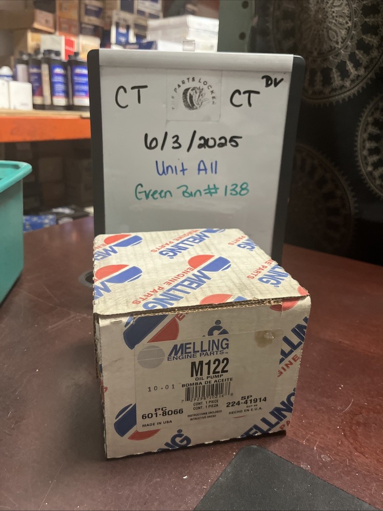 Engine Oil Pump-Stock Melling M122
