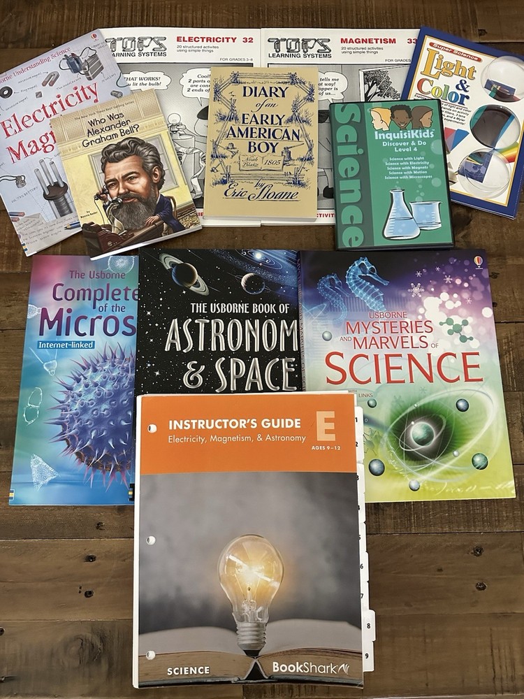Bookshark Science Level E IG and Books 2020