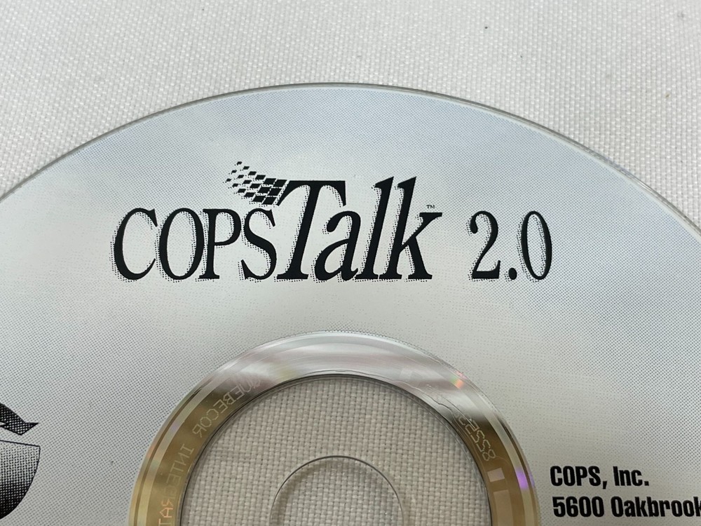 Vintage 1996 AppleTalk CopsTalk 2.0 CD-ROM Software DISC ONLY