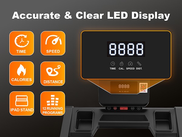 Foldable Under-Desk Treadmill For Home Use Remote-Controlled With LED Display