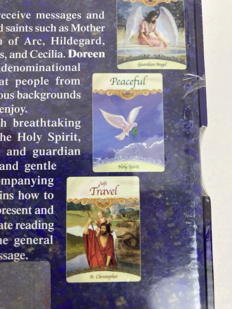 Saints & Angels Oracle Cards Deck & Guidebook Doreen Virtue New Sealed OOP