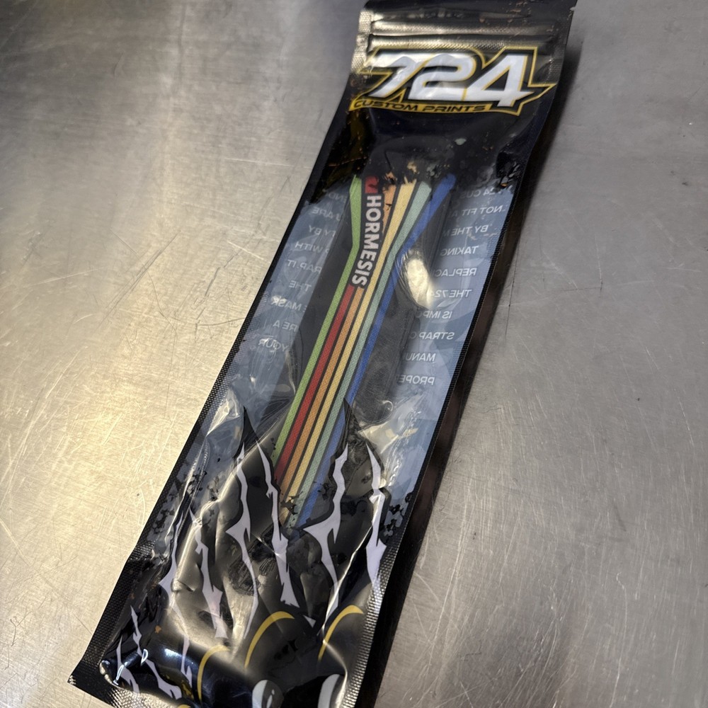 724 Custom Prints x Hormesis JT Proflex Goggle Strap - Retro Rainbow