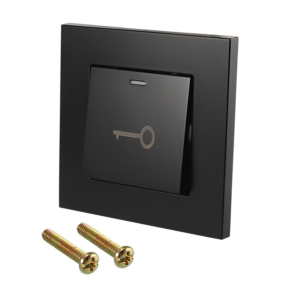 Push to Exit Button Switch Wall Mounted Resettable Square AC 250V 16A