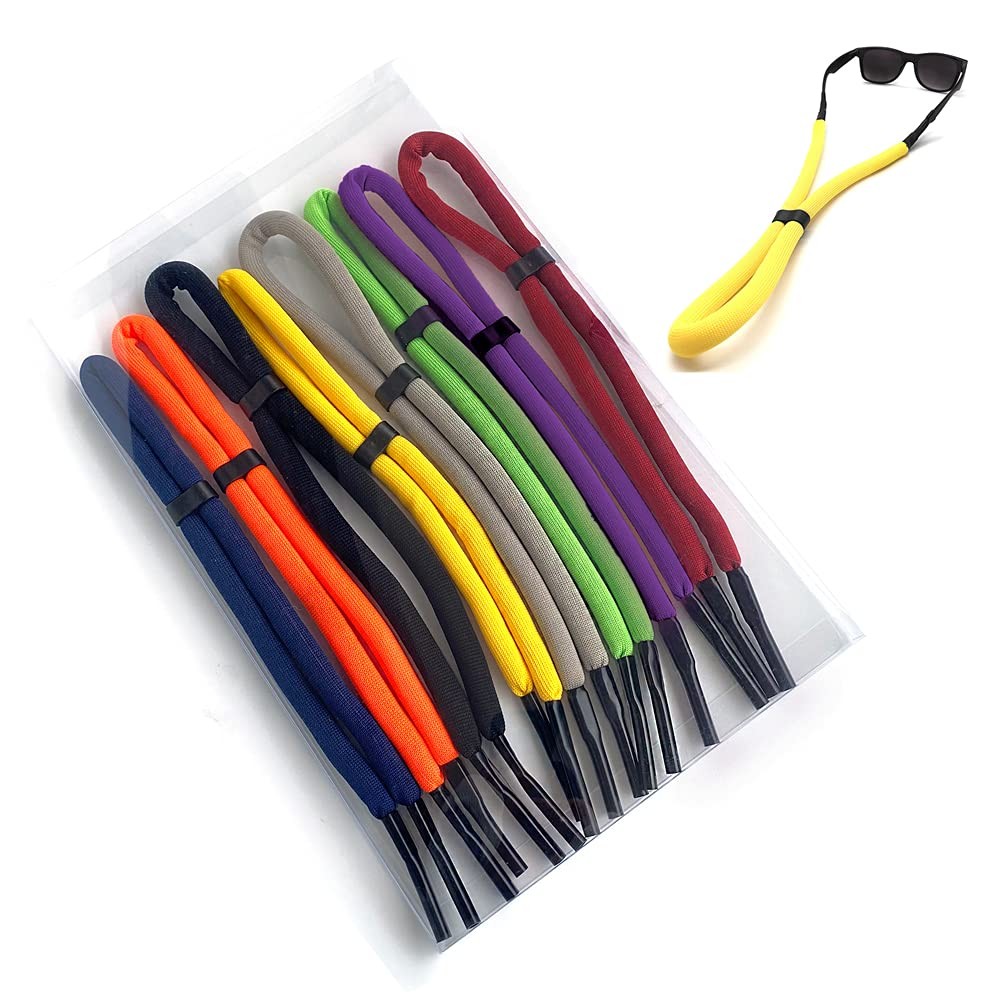 Floating Sunglass Strap 8 Pcs Pack Glasses Float Adjustable Eyewear Retainer ...