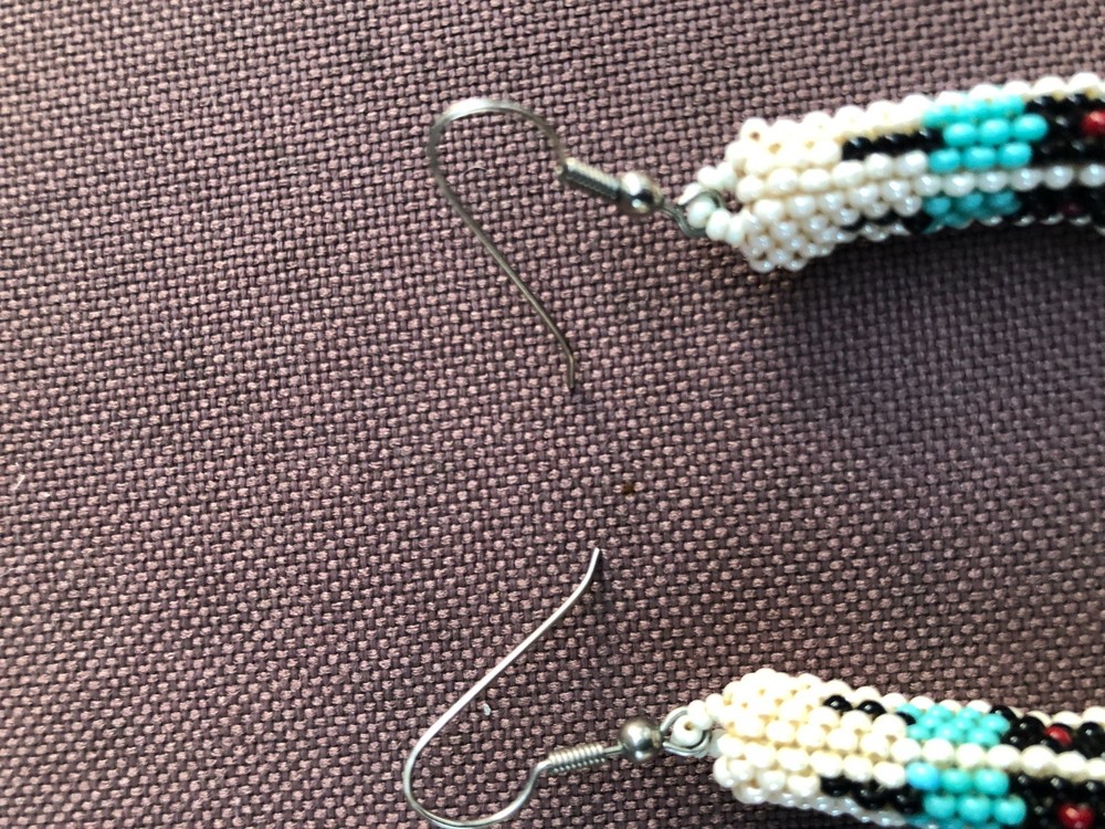 Beaded Mohican Earrings