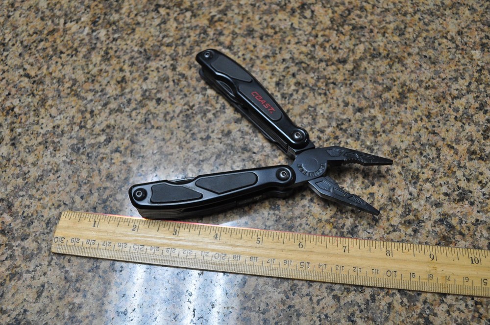 Coast LED135 Micro Pliers Multi-Tool Functions With Dual LED Lights used see pic