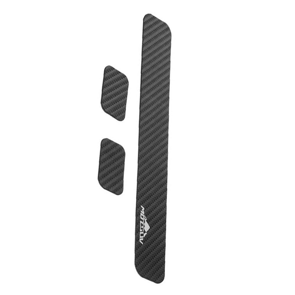 Rust Resistant Bicycle For Chainstay Frame Protector Carbon Fiber Texture