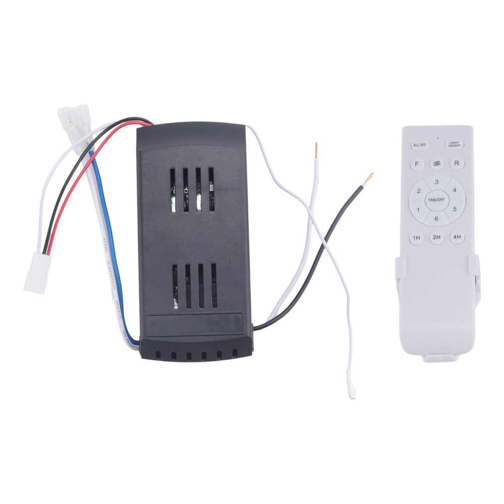 Universal Ceiling Fan Remote Control Kit Replacement, 6-Speed & Timing, Remot...