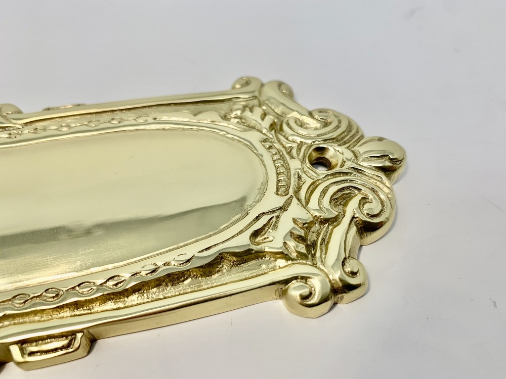 Vintage Victorian Style Backplate 2700-PB Solid Brass
