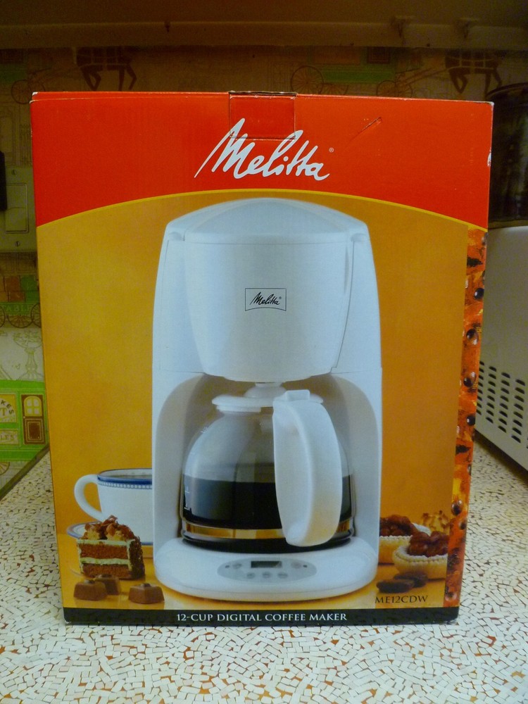 Vintage Melitta 12-Cup Digital Programmable Coffee Maker - ME12CDW