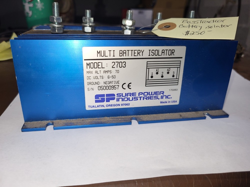 Bass Tracker Battery Isolator