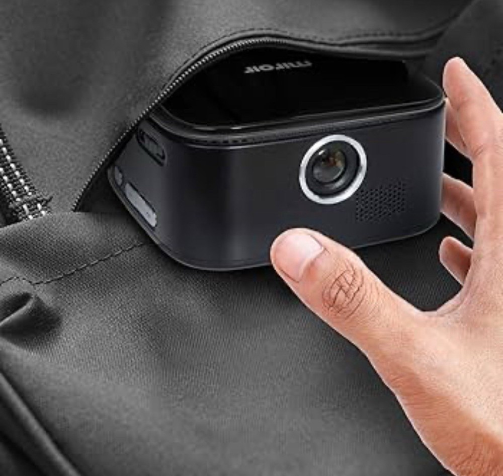 Miroir Micro Projector Element Series DLP Portable Desktop Projector, Black