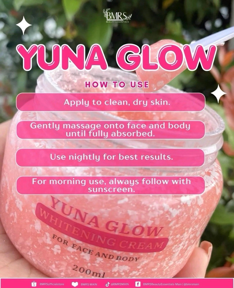 Yuna Glow Whitening Cream