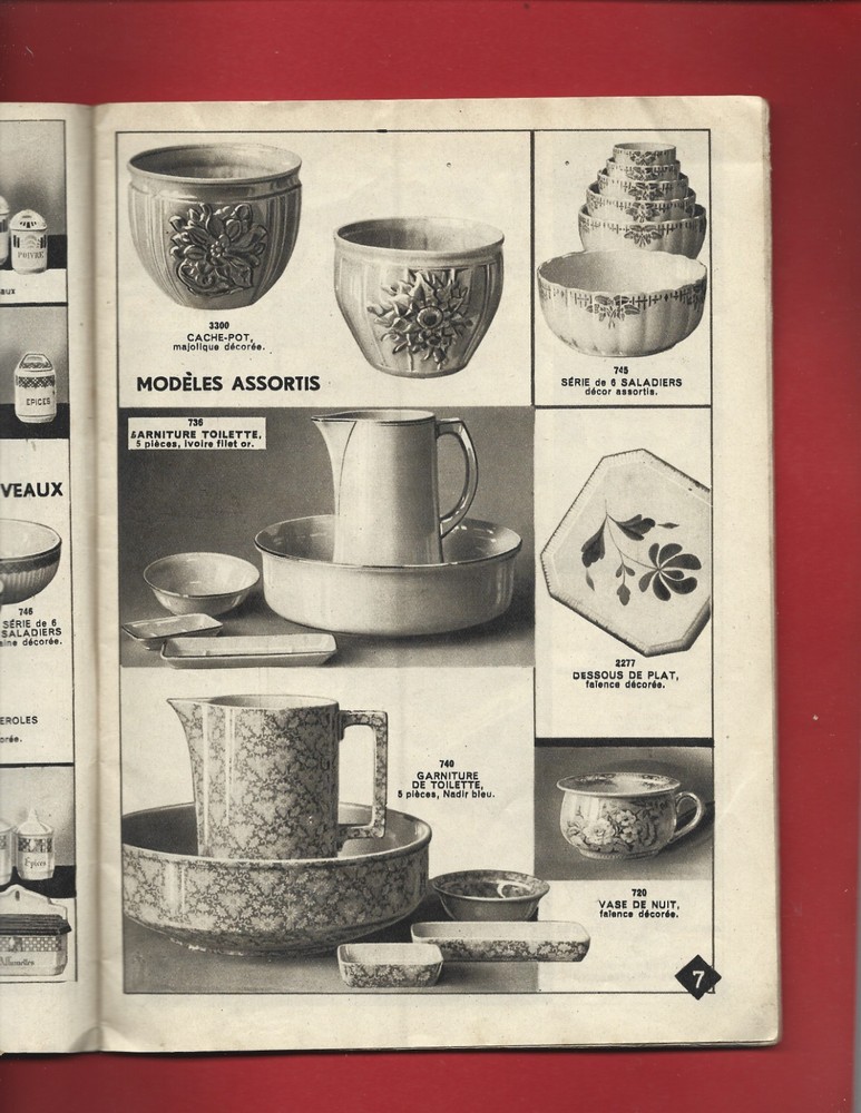 1937 CATALOGUE LES ECOS